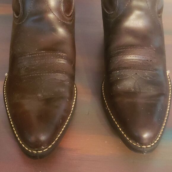 Gently Used Bronco Faux Leather Cowboy Boots Sz 10D main image 7
